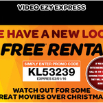 Video EZY Express Kiosk - Free Rental [SA Only?]