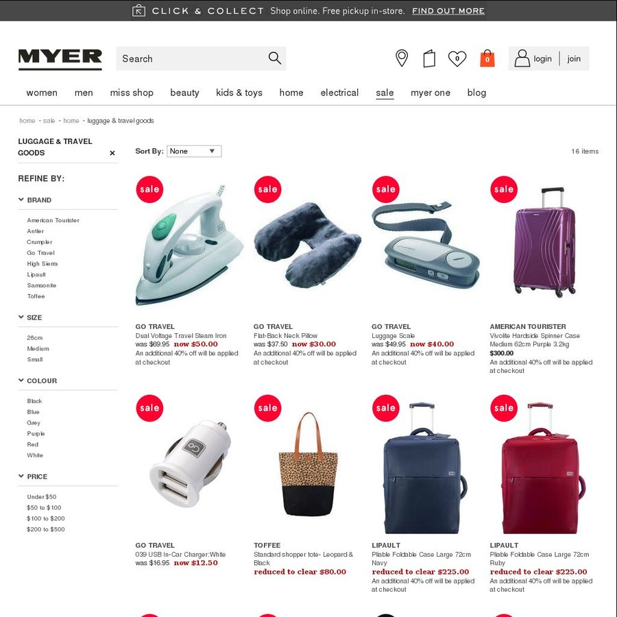 Myer lipault store