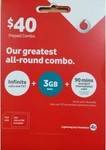 Vodafone $40 Micro/Standard Sim, 8GB Data+90 Int Min+Unlimited Calls $12.50 Shipped @Phonebot