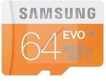 Samsung EVO 64GB MicroSDXC $21.39 Delivered @ Sincerity Trading eBay