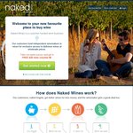 12 Mixed Bottles for $59.00 Delivered @ Naked Wines ** New Members Only