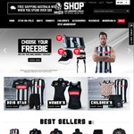 Collingwood FC Free Gift When Spending $80 or More*. $80 2016 Home Guernsey