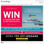Win a 10N Royal Carribean South Pacific Cruise for 2 Worth up to $4000 from Strandbags [With Purchase]