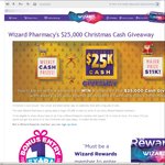 Win a Share of $50,000 Cash from Wizard Pharmacy [QLD/WA]