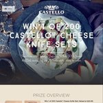 Win 1 of 200 Castello® Cheese Knife Sets Valued at $24.99 Each [Purchase 1x Castello® Creamy White 300g from Woolworths Deli]