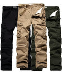 Charmkpr Mens Casual Cargo Pants Multi Pockets Long Trousers, 56% off, USD $23.99 (~AUD $34) Shipped Banggood.com