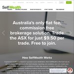 SelfWealth: 10 Free ASX (Australian Stock Exchange) Trades for New Signups (Valued at $95)