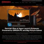 Win a CHRONOS Gaming Desktop & Darkfall: Rise of Agon Bundle Worth Over $3,300 or 1 of 9 Other Prizes from ORIGIN PC