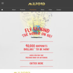 Win 20,000 Airpoints Dollars™ or 1 of 10 Prizes of 2,000 Airpoints Dollars [Purchase a Milford Diary or Notebook]