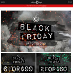 Culture Kings Black Friday Deals - 6 for $99, 2 for $60, 2 for $99 - Other Items up to 70% off