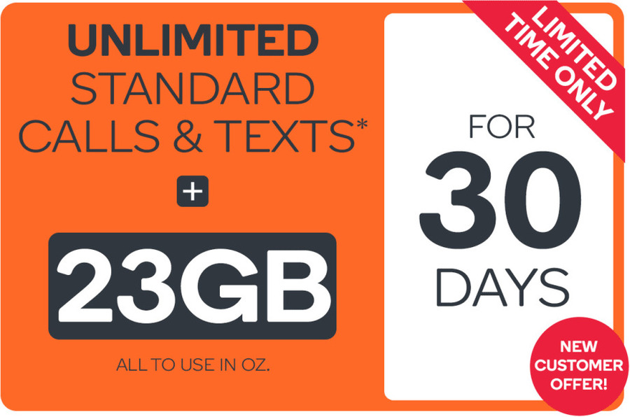 30 Day (23GB) Extra Large Kogan Mobile Prepaid Voucher with SIM 4.90 (New Customers Only 30 Day (23GB) Extra Large Kogan Mobile Prepaid Voucher with SIM 4.90 (New Customers Only
