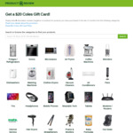 Claim a $20 Coles eGift Card on Completing 4 Product Reviews in Selected Categories @ Product Review