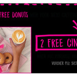 2x Free Hot Cinnamon Donuts with Any Coffee at Donut King (Min Spend ~ $4)
