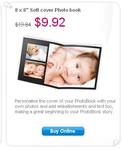 Big W 8 x 8" Soft cover Photo book is $9.92! Half price!