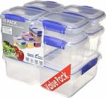 Sistema Klip It 1815 10 Pack Food Storage Container $12.49 (Free Delivery with Prime) @ Amazon AU