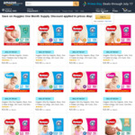 [Amazon Prime] Huggies Ultimate Nappies (216 Count) - One Month Supply - $29.99 (Was $52) + Free Shipping @ Amazon AU