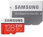 [eBay Plus] Samsung 128GB Evo+ Micro SD Card SDXC Plus 100MB/s + Adapter $29.40 Delivered @ Smooz-Gamer eBay 