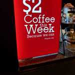 [NSW] $2 Coffee Regular Size at Underground Espresso, Sydney QVB