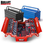 BULLET 118pc Tool Box Kit Set (Cantilever Drill Sockets Wrench Spanners) $67.50 (eBay Plus) / $71.25 (Non) @ edisons eBay