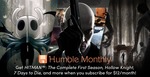 [PC] Humble Monthly: 7 Days to Die, Hollow Knight and Hitman First Season + More, US $12 (~AU $17) @ Humble Bundle