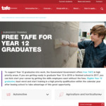(QLD) 84 Free Courses for Year 12 Graduates @ TAFE QLD