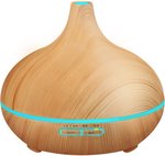 VicTsing NEW 300ml Wood Grain Essential Oil Diffuser $29.99 (Was $35.99) + Delivery ($0 Prime / $49 Spend) @ VicTsing Amazon AU