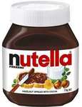 Nutella Hazelnut Spread 750g $5 (Save $3.75) @ Woolworths