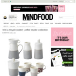 Win a Royal Doulton Coffee Studio Collection Worth $239.80 from MiNDFOOD