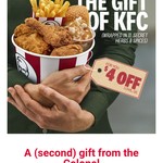 $4 off @ KFC via App ($5 Min Spend)