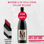 Mayhem & Co Cellar Release 2014 Syrah Save 58% - $14.95/Bottle ($179.88/Case) - Free Adelaide Metro Shipping @ Winenutt