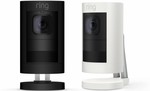 Ring Stick up Cam: Battery Powered (Black/White) / Wired (White) $165 + Delivery ($0 C&C) @ Harvey Norman (P/B Bunnings $148.50)