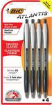 BIC Atlantis Ballpoint Pen Medium Point (1.0mm) 4 Pens $1.84 ($1.66 S&S, $1.48 Prime + S&S) + Delivery ($0 Prime) @ Amazon AU