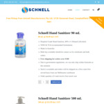 80% Alcohol Hand Sanitiser 500ml $11.99 + Shipping or Pickup (VIC) @ Schnellmanufacturers