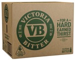 Victoria Bitter Beer Case 12x 750ml Bottles [OUT OF STOCK] or Crown Lager 24x375ml $45 Delivered @ KOGAN