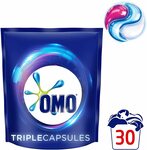 Omo Laundry Liquid Triple Capsules Active 30 Pack $11.99 / $10.79 (Sub & Save) + Delivery ($0 with Prime/ $39 Spend) @ Amazon AU