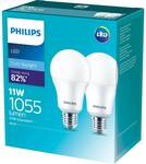 Philips LED Light Bulb 1055 Lumen BC 2 Pack $6.50, GU10 Cool 4 Pack $16 @ Woolworths