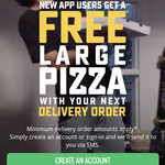 Free Large Pizza with Your Next Delivery Order (Min. $22) via App @ Domino's