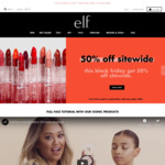 50% off Sitewide Including Sale Items ($7 Shipping/Free with $40 Order) @ e.l.f. Cosmetics