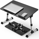 Adjustable Laptop Desk Ergonomic Portable Vertical Table Foldable Lifting Table on Bed Used US$23.99 (~A$32.05) Delivered@Banggo