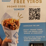 [QLD] Free Yiros from 'The Yiros Shop' App @ The Yiros Shop