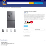 STIRLING 545L French Door Refrigerator $879 @ ALDI