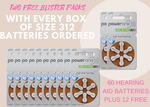 Power One Hearing Aid Batteries 72pk for $34 (Cells Sizes 10, 13, 312), $39 (Size 675) & Free Delivery @ Hear for Less