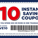 $10 off with $50 Purchase @ Spotlight (VIP Members)