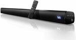 HMovie Sound Bar for TVs with Built-in Subwoofer, 4 Equalizer Modes, Bluetooth 5.0, Remote Control $111.99 @ HMOVIE Amazon AU