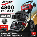 Jet-USA 4800PSI Petrol-Powered High Pressure Cleaner Washer $466.10 + Delivery @ edisons eBay