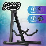 Alpha Guitar Stand + Tuner + Capo + Acoustic Steel Strings $10.95 Delivered @ Ozplaza eBay