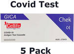 CELLIFE COVID-19 Antigen Rapid Test Kit, 5 Pack $69.99 + $9.99 Delivery @ Canberra Diamond Blade