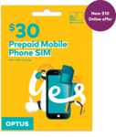 Optus $30 Mobile SIM Starter Kit 40GB - $10 Delivered @ Optus (Online Only)
