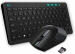Rii RKM709 Ultra-Slim Wireless Keyboard and Mouse Combo $24.49 + Delivery ($0 with Prime/ $39 Spend) @ Ruige Direct Amazon AU