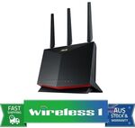 [Afterpay] ASUS RT-AX86U Dual Band Wi-Fi 6 AX5700 Router $407.15 Delivered @ Wireless1 eBay